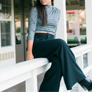 Alice + Olivia Cropped Blouse